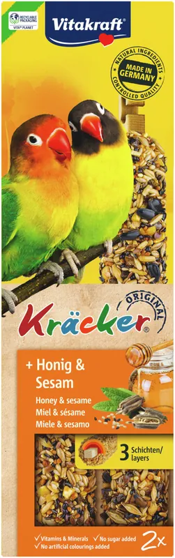 Geprüft Vitakraft Kräcker® Honig/Sesam Agapornis 2 Stück